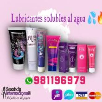LOS MEJORES LUBRICANTES SOLUBLES AL AGUA-ORIGINALES-SEXSHOP LIMA 971890151 